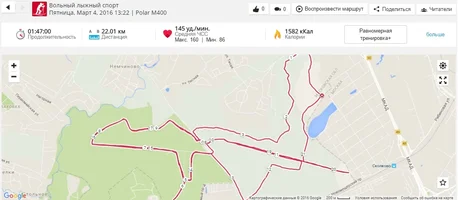 04 мар Лыжи 22,01 км (маршрут).webp