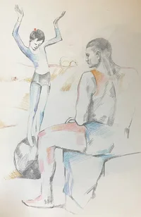 Elika - Пикассо (Девочка на шаре).webp