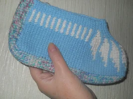 тапки голубые один 001.webp