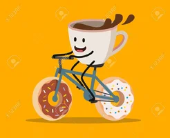 88598207-cup-of-coffee-riding-bicycle-with-donuts-weels.webp