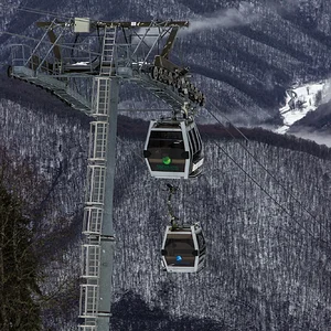 Вид из кабинки завораживает...