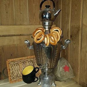 Банька, ароматный чаёк и баранки