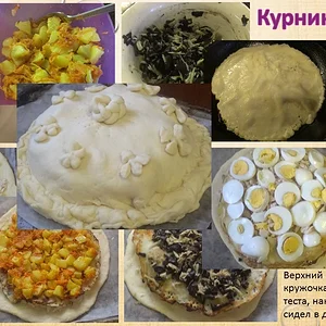 Курник с грибами2