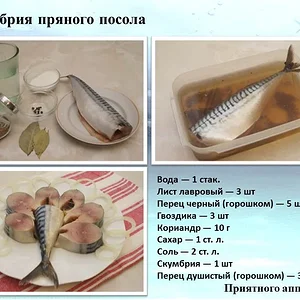 Скумбрия пряного посола