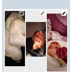 Курица запечённая на банке