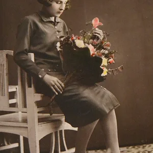 Бабушка в колледже 1938 год (Сицилия)